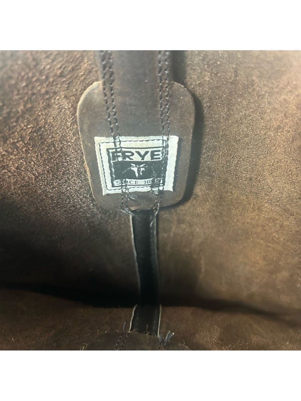 FRYE Gaucho Oiled Brown Conway Leather Harness Moto Biker Western Boot 87350 - Picture 5 of 12